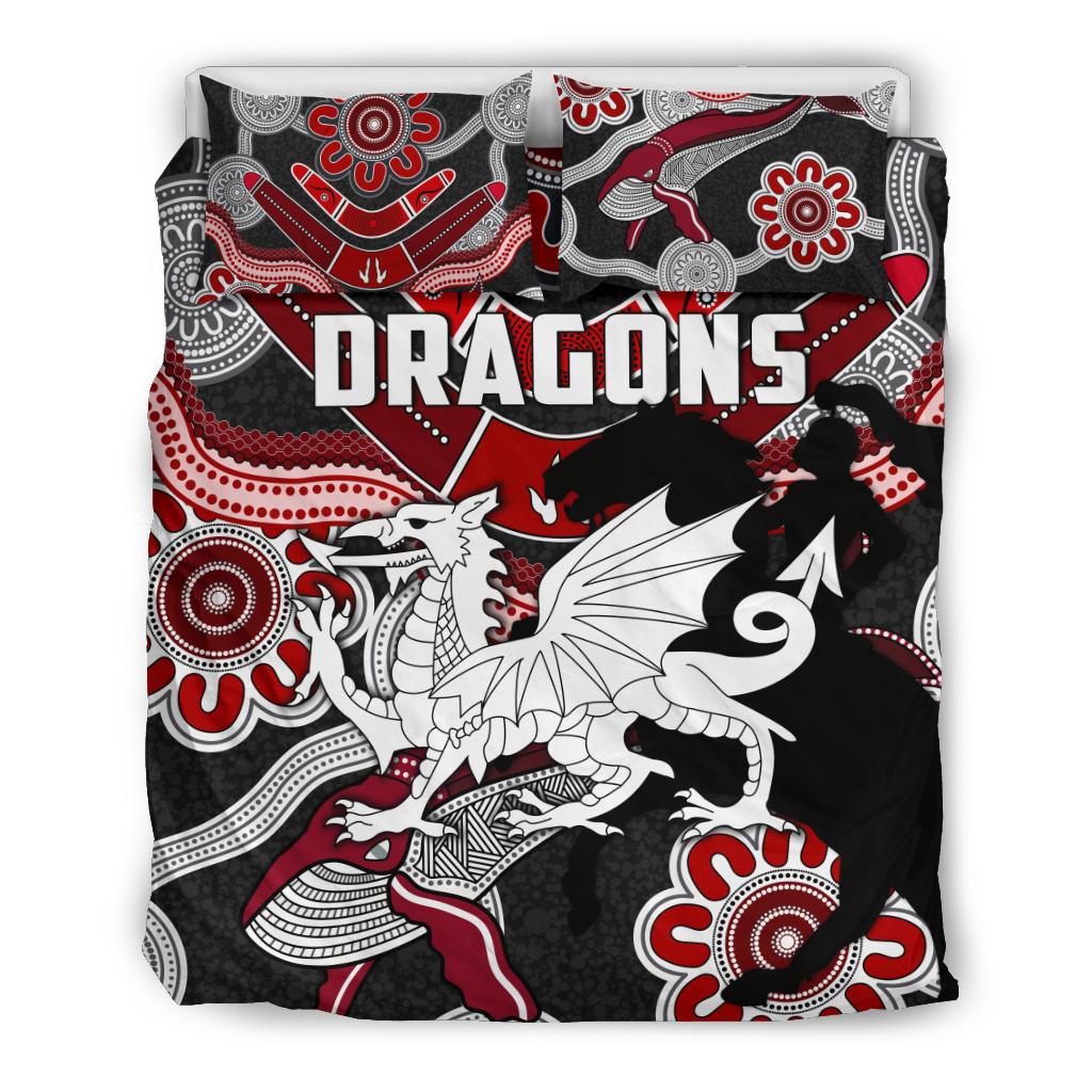 dragons-bedding-set-st-george-indigenous-black