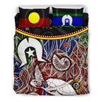 personalised-bedding-set-aboriginal-dot-in-naidoc-week-style