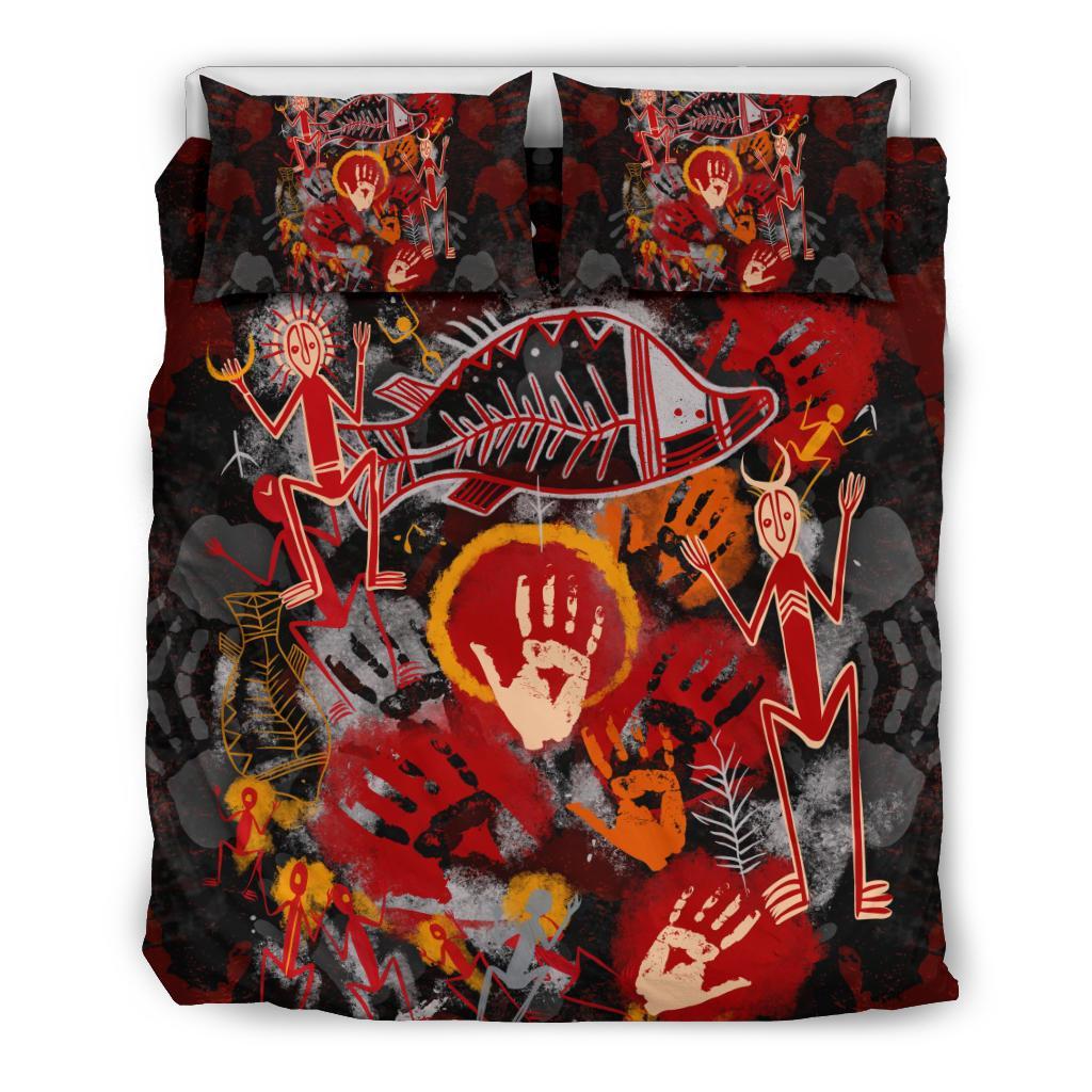custom-aboriginal-bedding-set-indigenous-fish-hand-art
