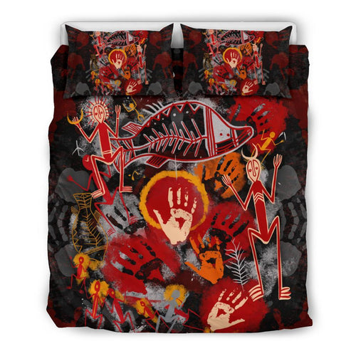 custom-aboriginal-bedding-set-indigenous-fish-hand-art