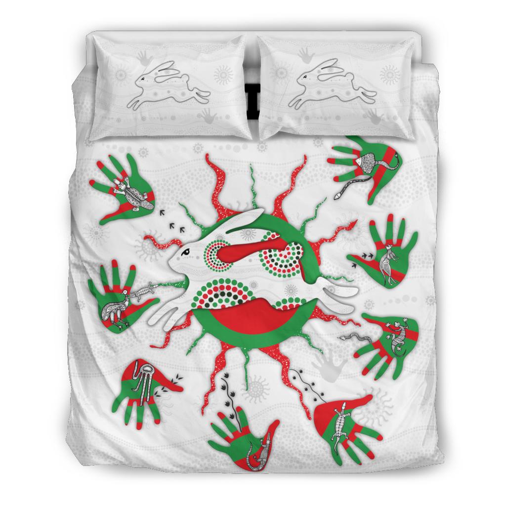 rabbitohs-indigenous-bedding-set-animals-aboriginal-1