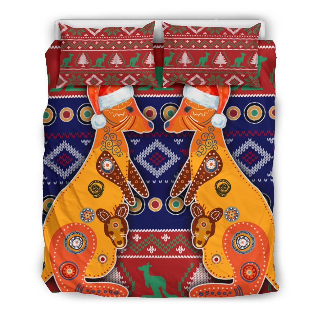 christmas-bedding-set-mother-kangaroo-in-christmas