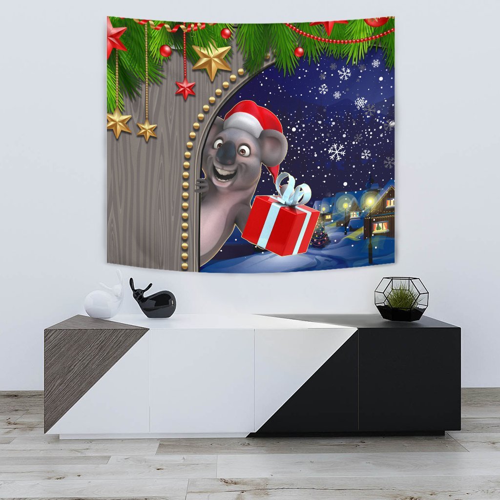 christmas-christmas-tapestry-funny-koala-christmas