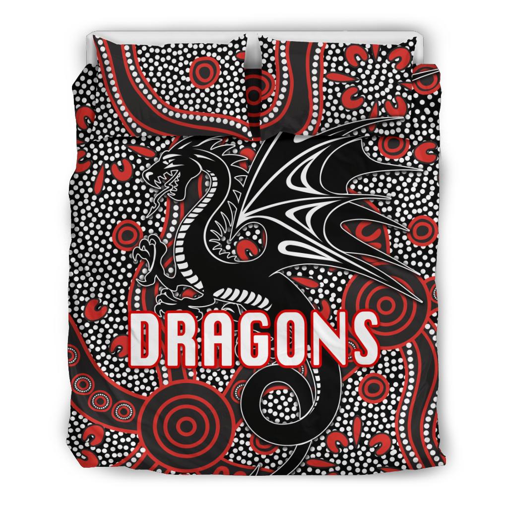 st-george-dragons-bedding-set-unique-indigenous
