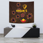 hawthorn-tapestry-hawks-indigenous-brown