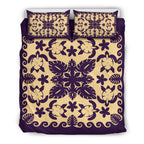 turtle-with-hibiscus-royal-purple-bedding-set