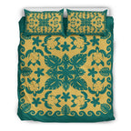 turtle-with-hibiscus-royal-blue-stone-bedding-set