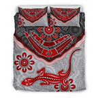 aboriginal-bedding-set-indigenous-boomerang-and-lizard-art
