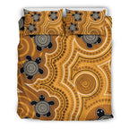 aboriginal-bedding-set-indigenous-turtle-gold-version