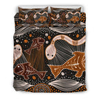 aboriginal-bedding-set-indigenous-fish-and-snake