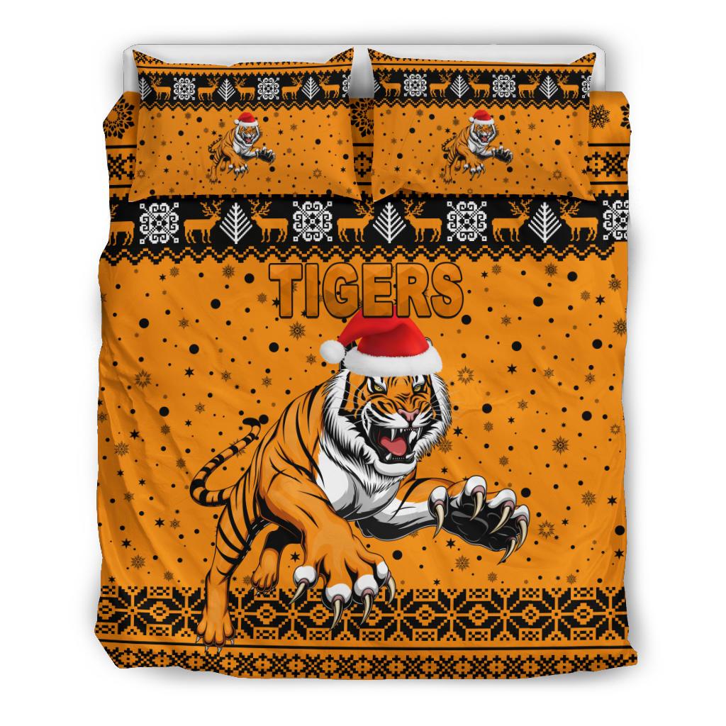 wests-christmas-bedding-set-tigers-unique-vibes-orange