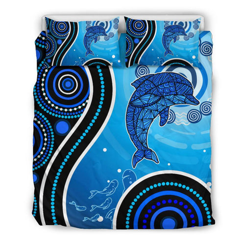 aboriginal-bedding-set-dolphin-and-aboriginal-dot-patterns