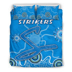 Strikers Bedding Set Indigenous Blue Energy - VibeHoodie