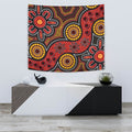 aboriginal-tapestry-indigenous-circle-dot-painting-style-1
