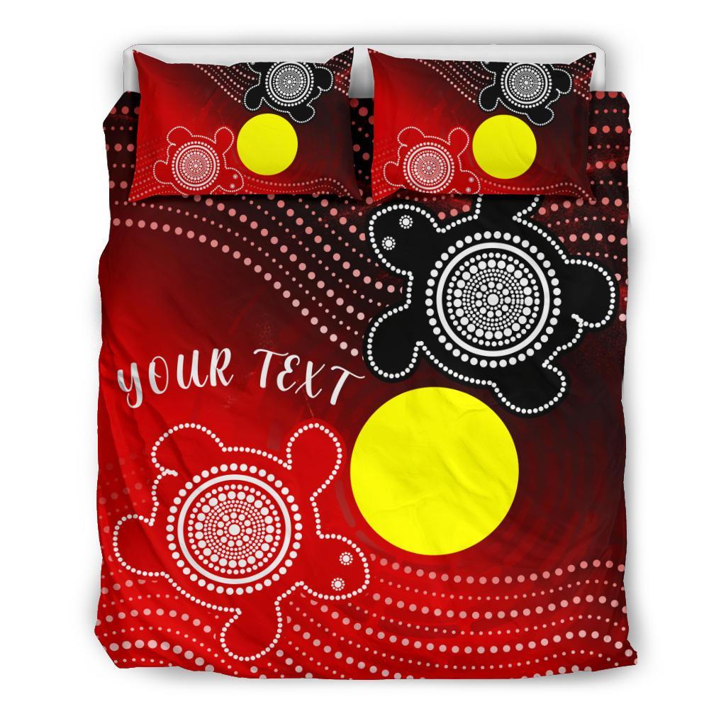 aboriginal-bedding-set-indigenous-circle-dot-painting-style