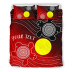 aboriginal-bedding-set-indigenous-circle-dot-painting-style