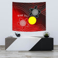 custom-aboriginal-tapestry-indigenous-circle-dot-painting-style