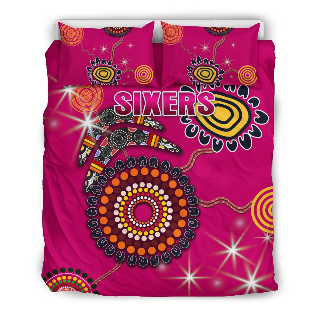 sydney-bedding-set-sixers-indigenous-magenta