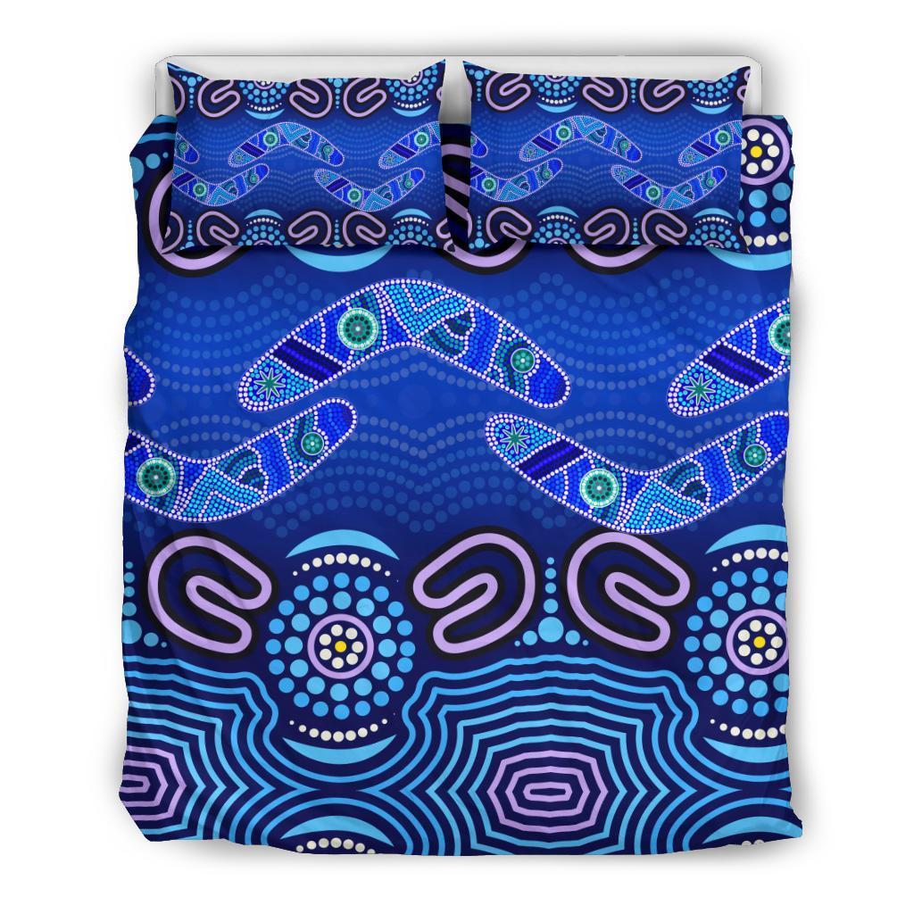 aboriginal-bedding-set-boomerangs-and-dot-painting-art-ver02