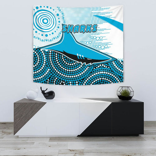 sharks-tapestry-cronulla-indigenous-unique