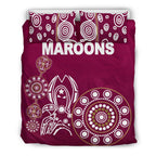 queensland-bedding-set-maroons-simple-indigenous