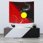aboriginal-tapestry-two-indigenous-lizard