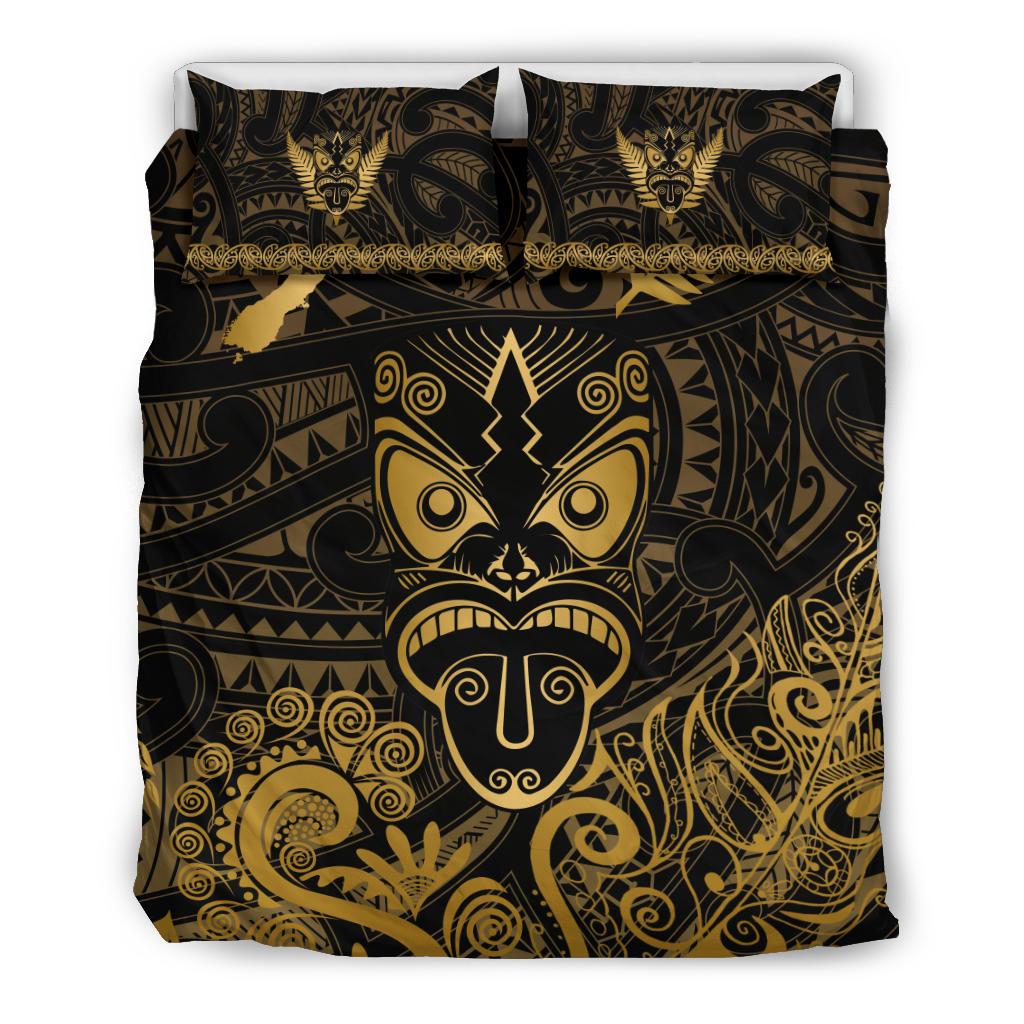 maori-aotearoa-rugby-haka-bedding-set-new-zealand-silver-fern-gold