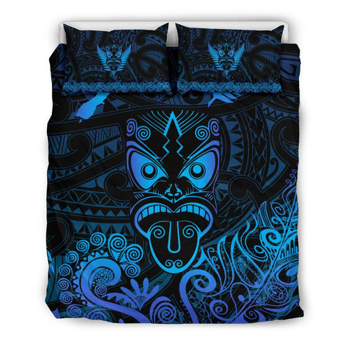 maori-aotearoa-rugby-haka-bedding-set-new-zealand-silver-fern-blue