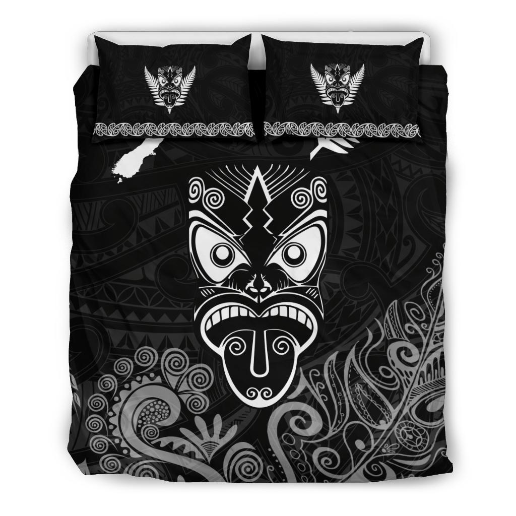 maori-aotearoa-rugby-haka-bedding-set-new-zealand-silver-fern-black