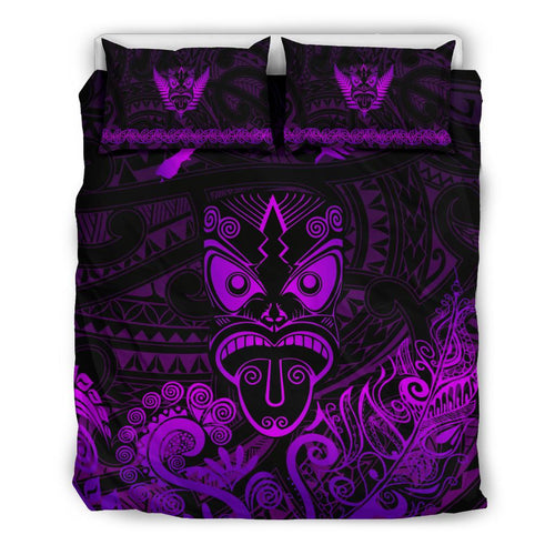 maori-aotearoa-rugby-haka-bedding-set-new-zealand-silver-fern-purple