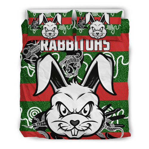 rabbitohs-indigenous-bedding-set-rabbit-head