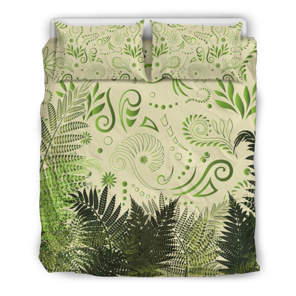 new-zealand-bedding-set-silver-fern-aotearoa-vibes-beige