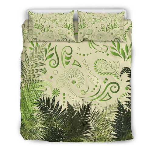 new-zealand-bedding-set-silver-fern-aotearoa-vibes-beige