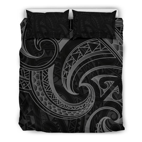 new-zealand-maori-mangopare-bedding-set-polynesian-black