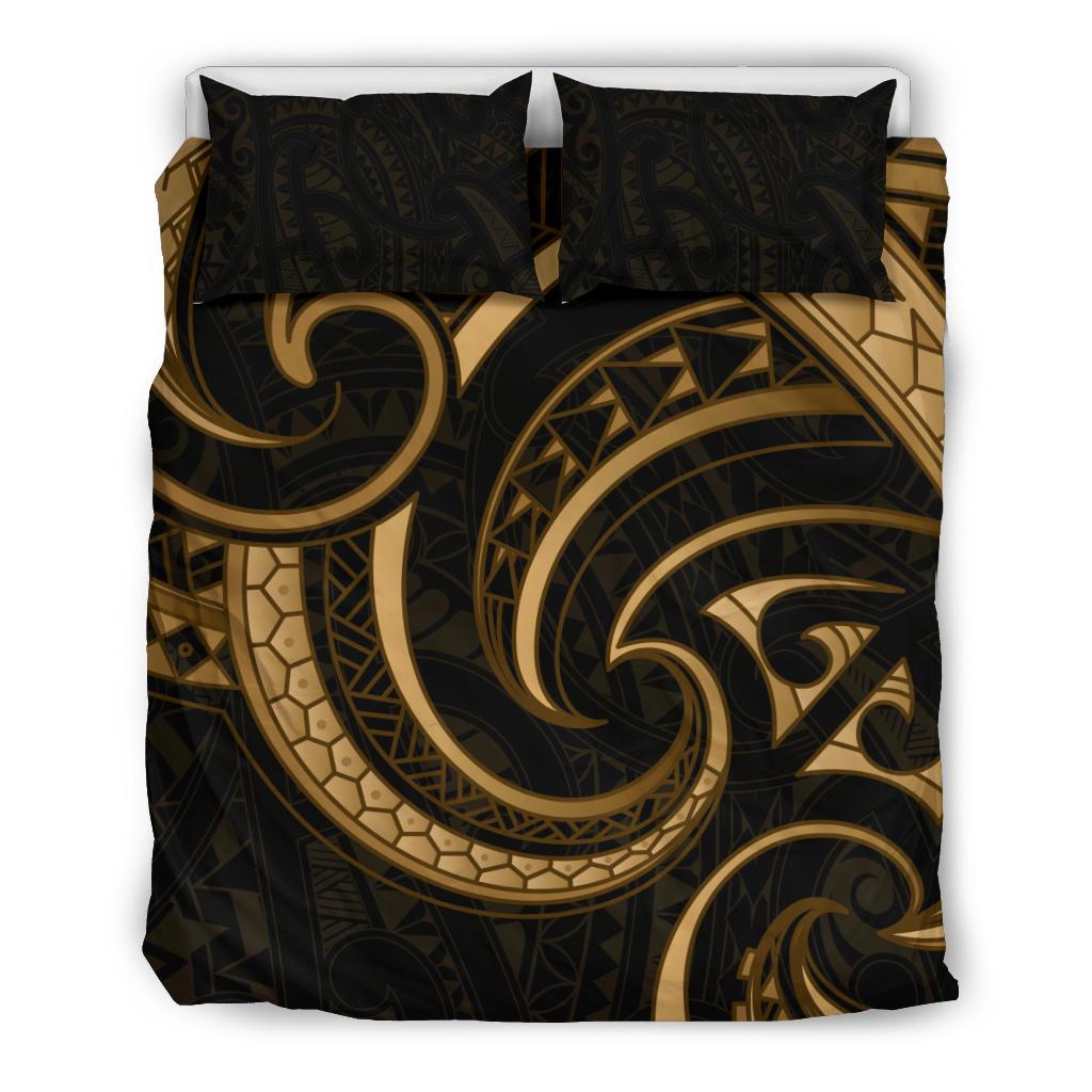 new-zealand-maori-mangopare-bedding-set-polynesian-gold