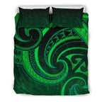 new-zealand-maori-mangopare-bedding-set-polynesian-green