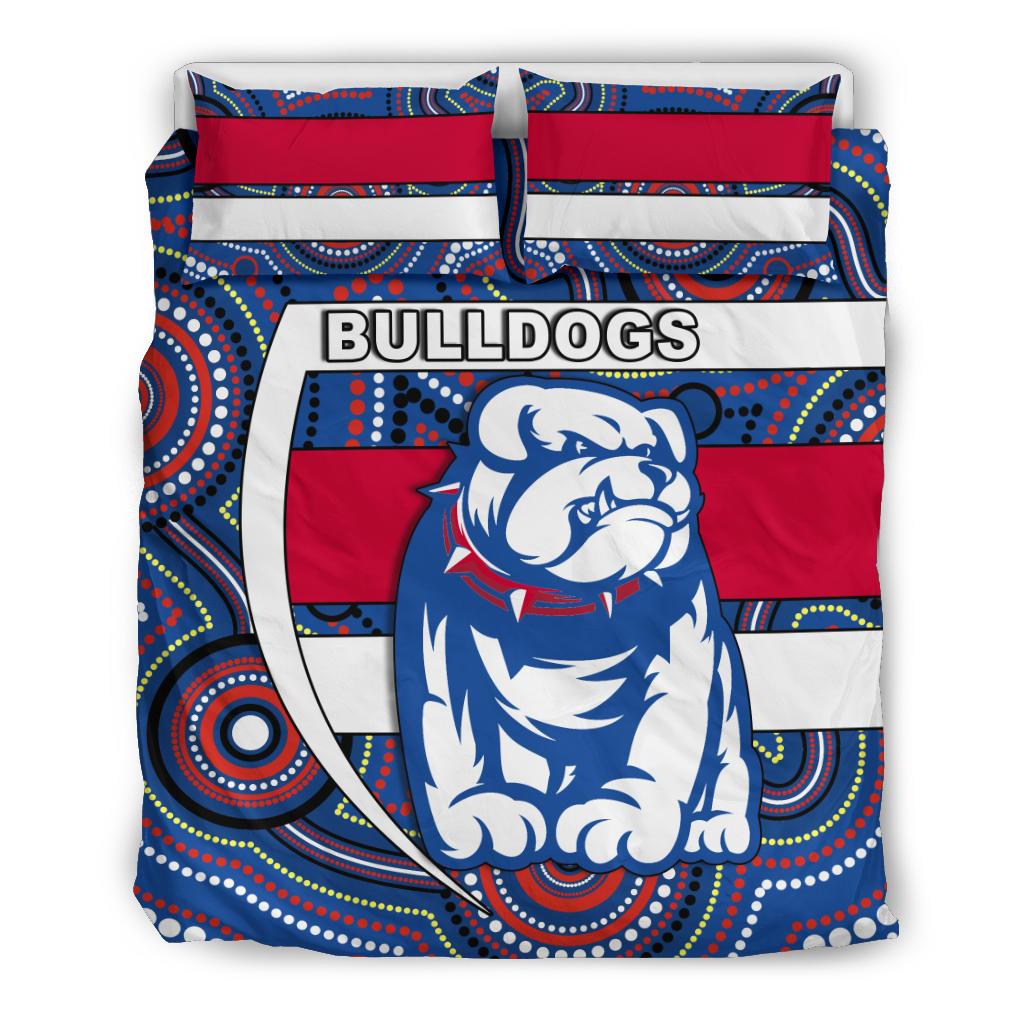 western-football-bulldogs-bedding-set-redamancy-indigenous-australian
