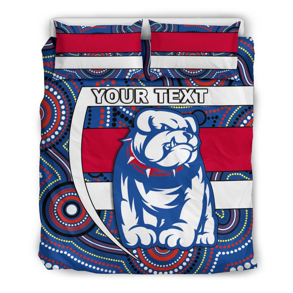 custom-personalised-western-football-bulldogs-bedding-set-redamancy-indigenous-australian