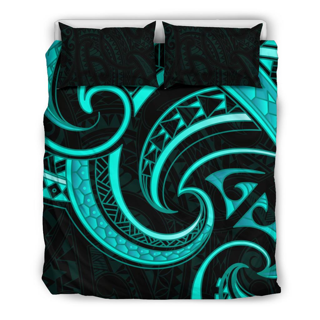 new-zealand-maori-mangopare-bedding-set-polynesian-turquoise