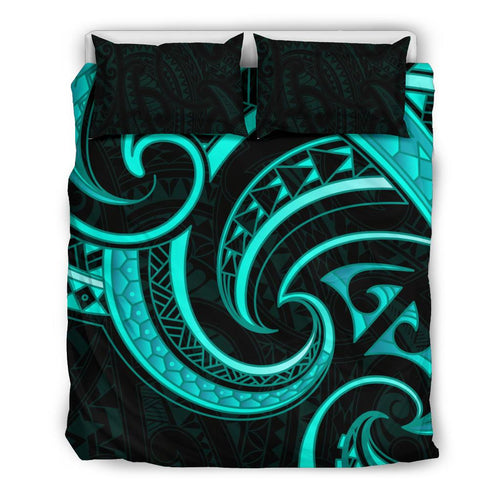 new-zealand-maori-mangopare-bedding-set-polynesian-turquoise