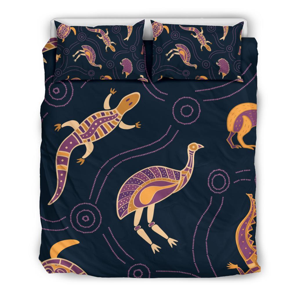 bedding-set-indigenous-animals-patterns