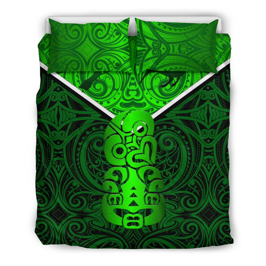 new-zealand-maori-rugby-bedding-set-pride-version-green
