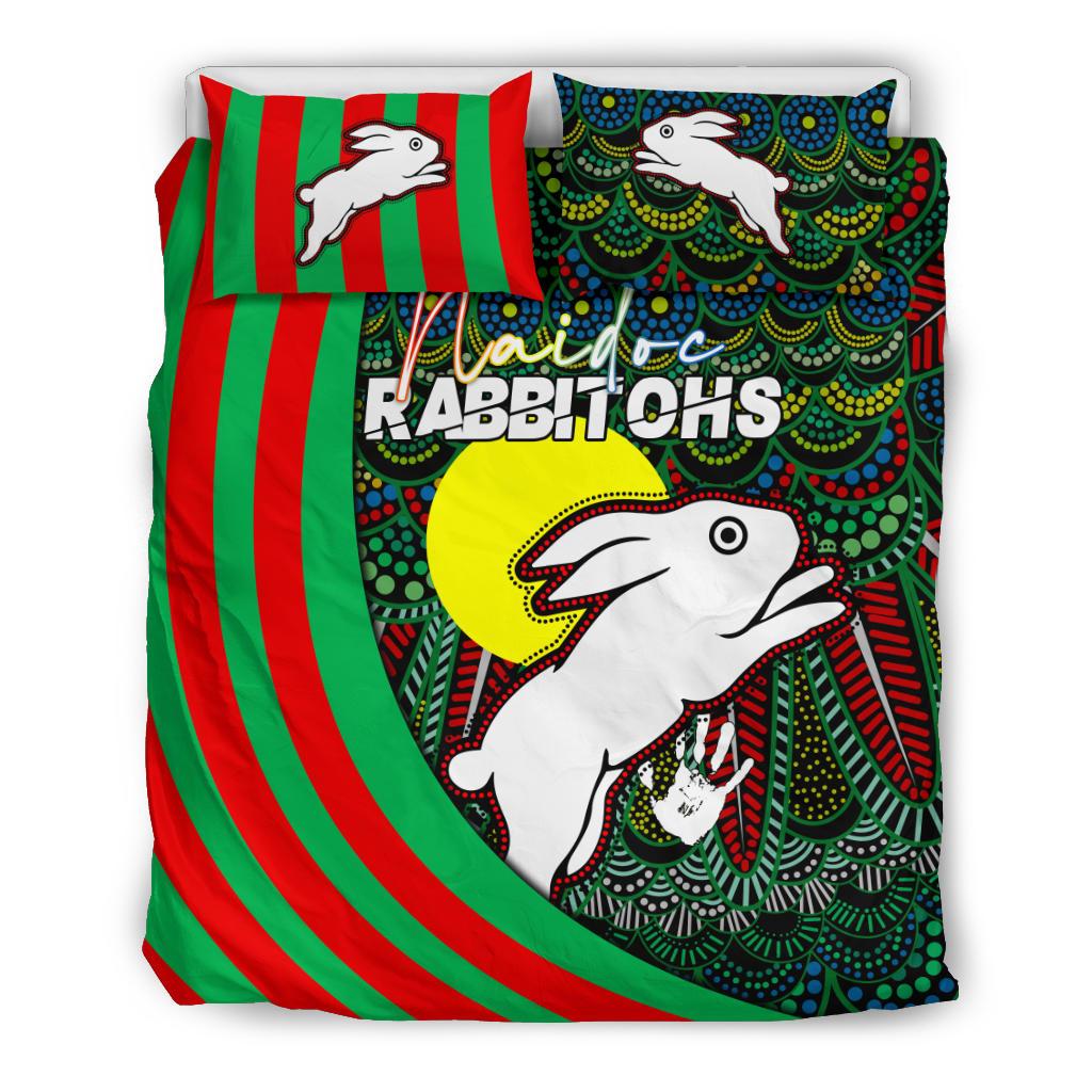 rabbitohs-naidoc-week-bedding-set-indigenous-version-special