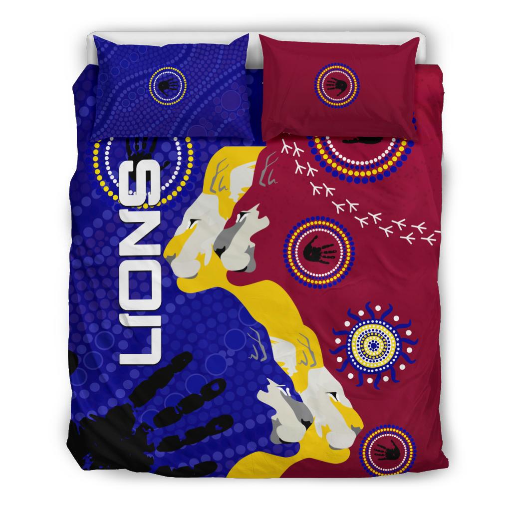naidoc-brisbane-lions-bedding-set-indigenous-style