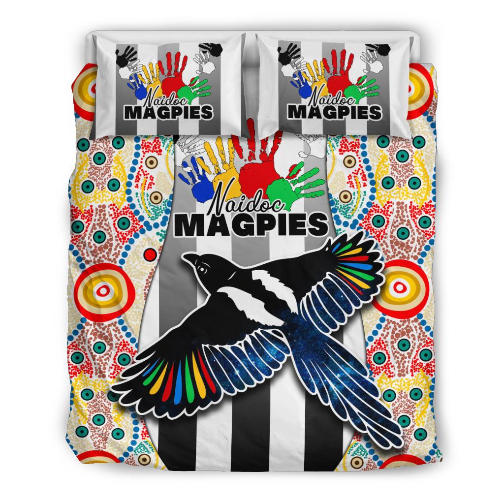 magpies-naidoc-week-bedding-set-collingwood-modern-style