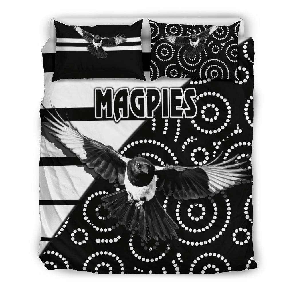 western-suburbs-magpies-bedding-set-simple-indigenous