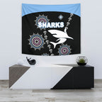 cronulla-tapestry-sharks-simple-indigenous-black