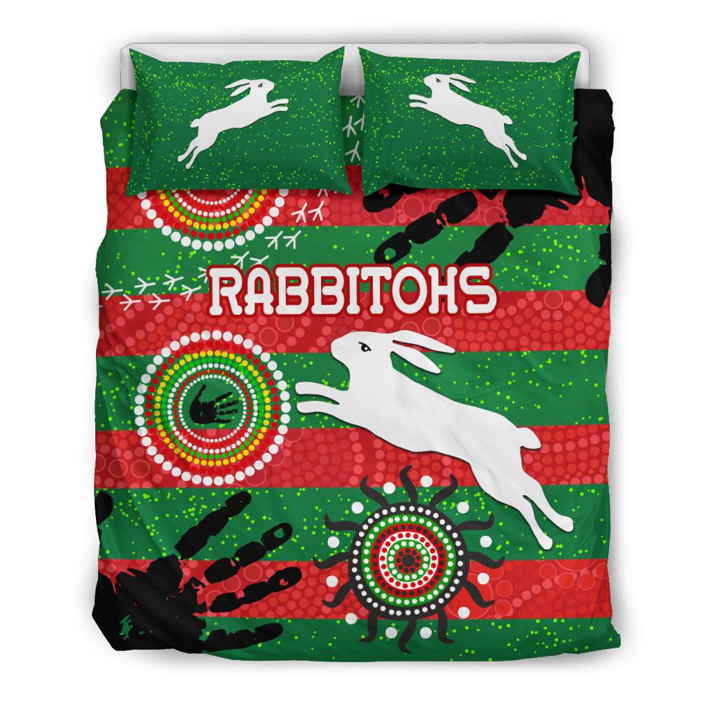 naidoc-rabbitohs-bedding-set-aboriginal-vibes