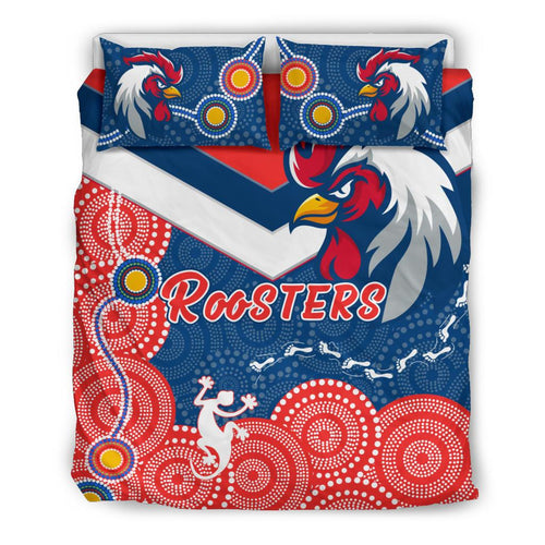 roosters-bedding-set-red-aboriginal-rugby