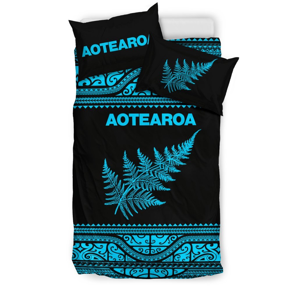 aotearoa-new-zealand-maori-bedding-set-silver-fern-blue